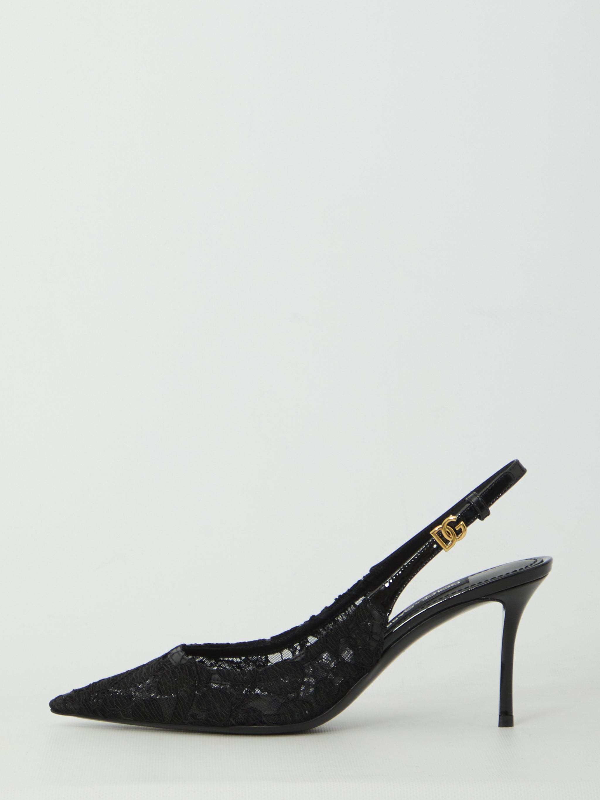 taormina lace slingback pumps