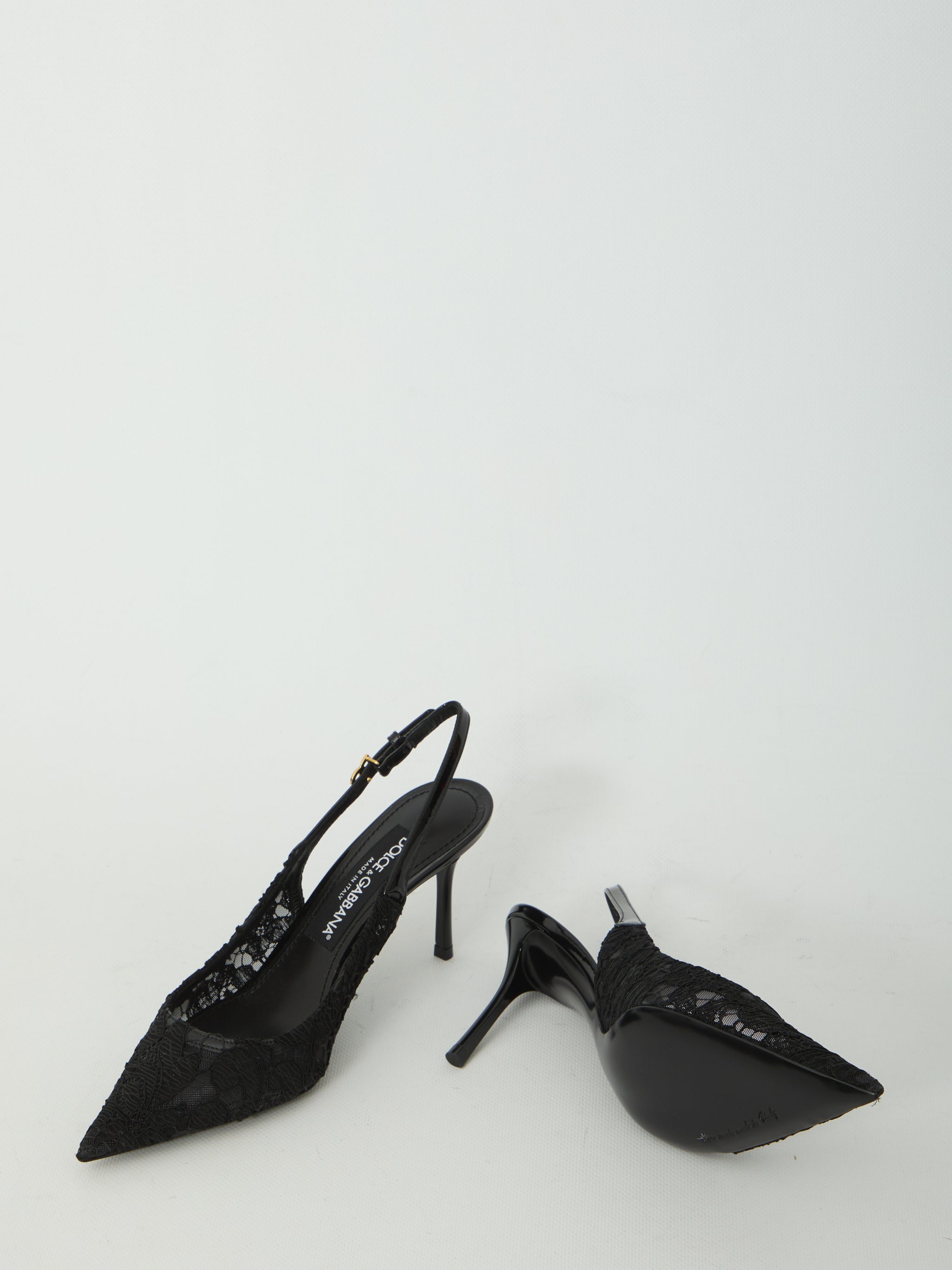 taormina lace slingback pumps