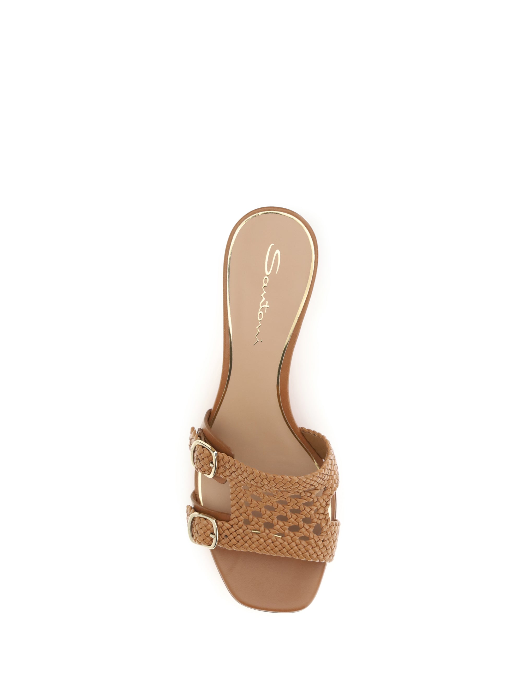 woven didi leather sandals