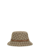 GUCCI L gg supreme fabric bucket hat