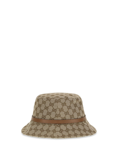 GUCCI L gg supreme fabric bucket hat