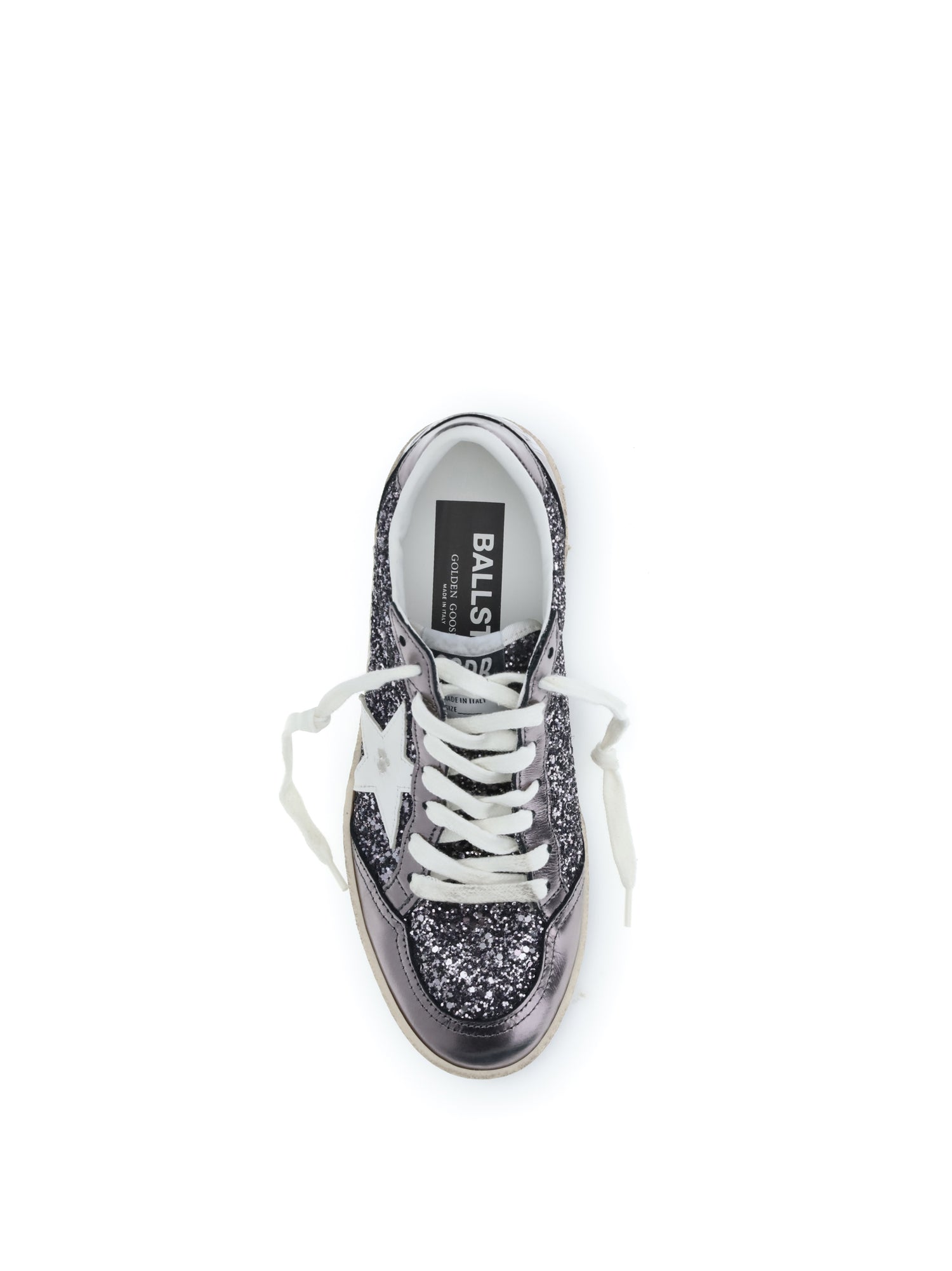GOLDEN GOOSE 36 ballstar glitter sneakers