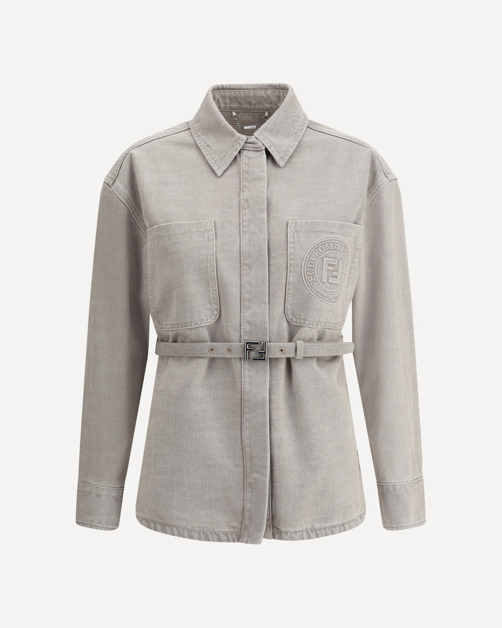 ジャケット FENDI Woman Jacket Beige FLF677ASMB F1RX9 FENDI: women's jacket - Beige | Fendi jacket FLF677ASMB