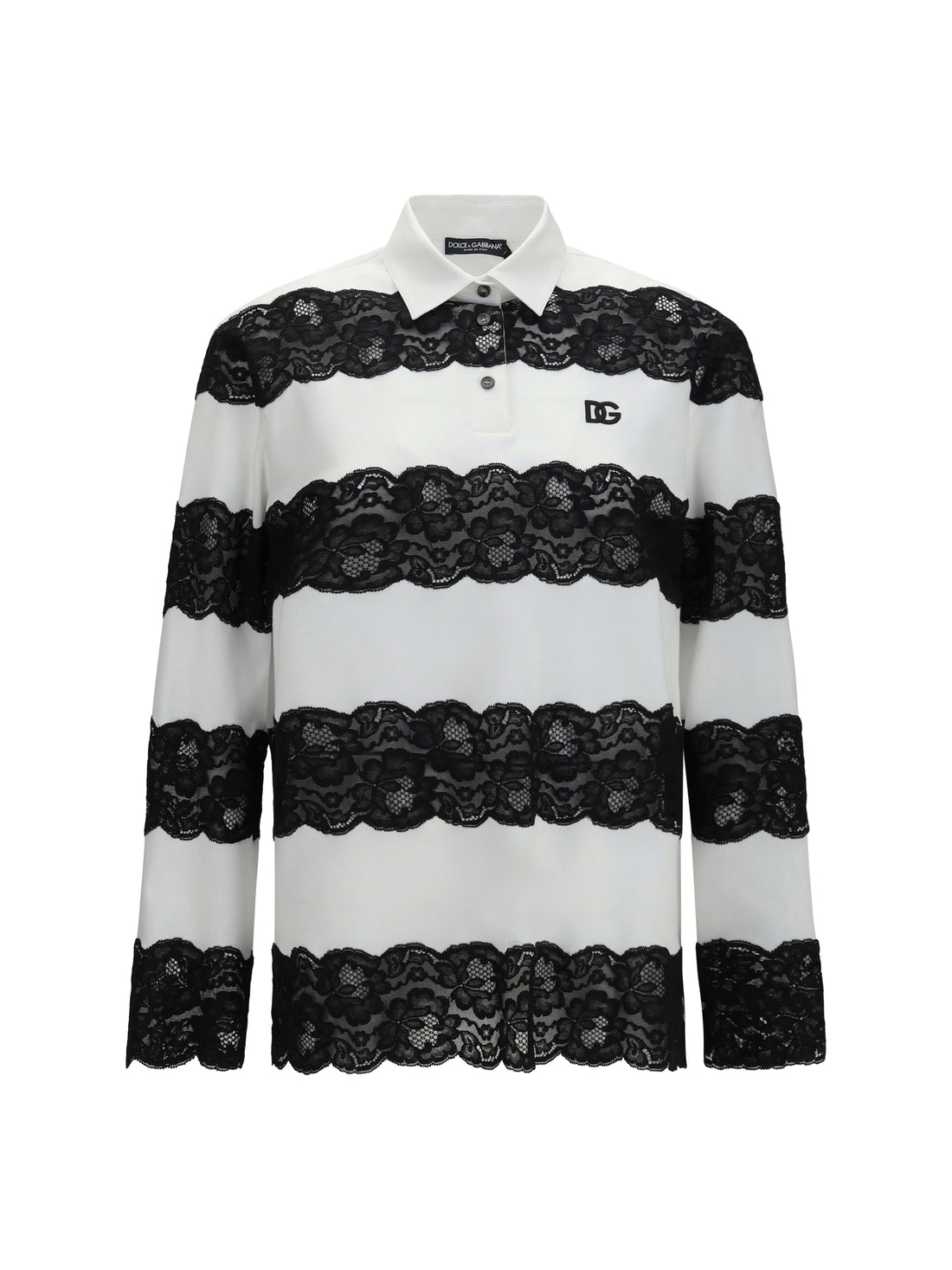 DOLCE &amp; GABBANA 40 long-sleeve polo