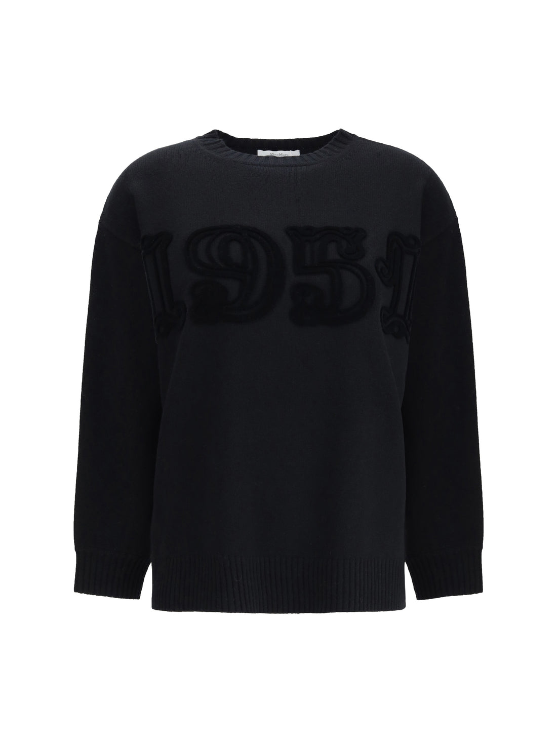 MAX MARA L fido sweater with a 1951 embroidery 