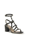 leather rockstud sandals