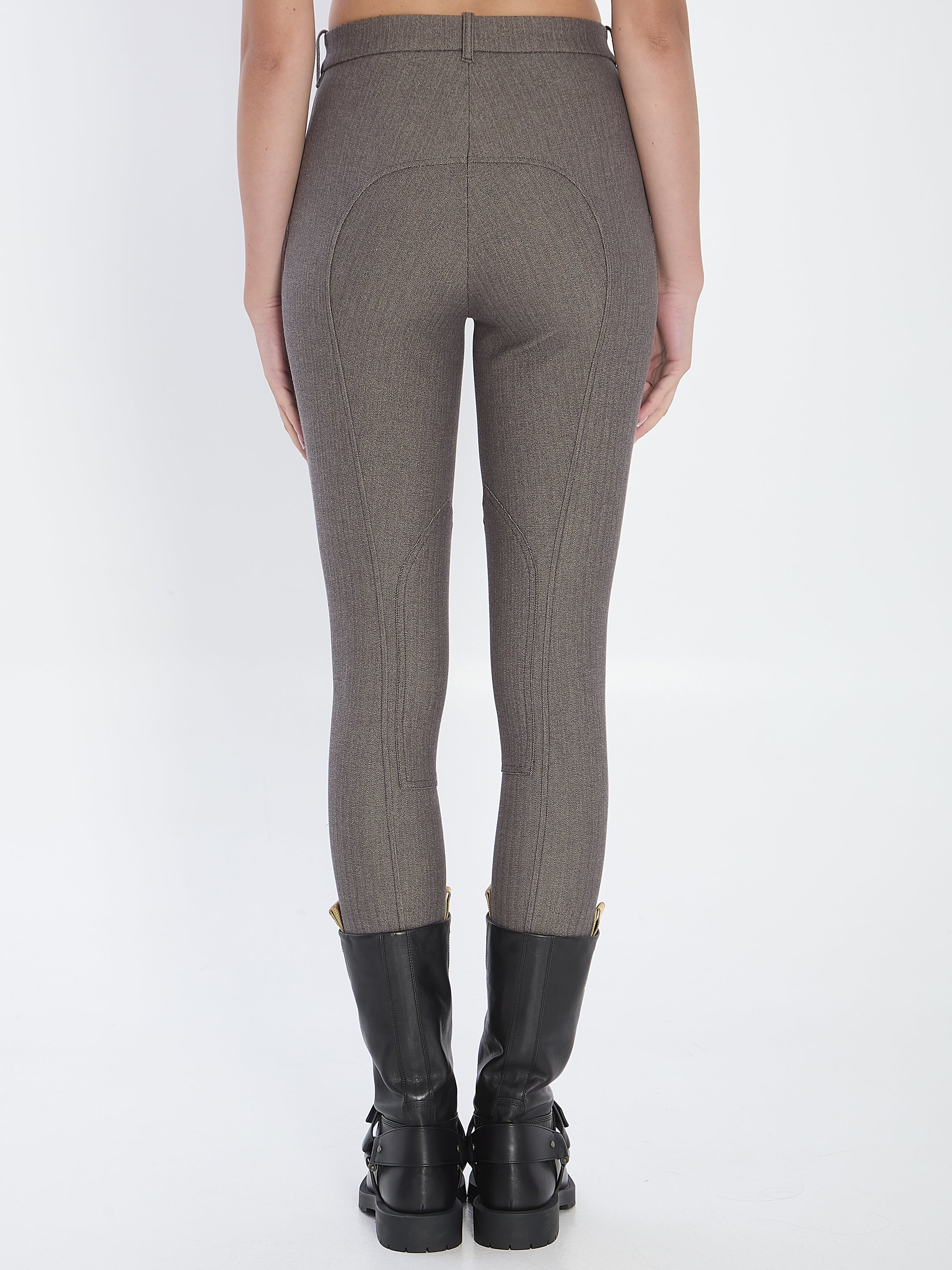 BURBERRY 6 stretch cotton jodhpur trousers