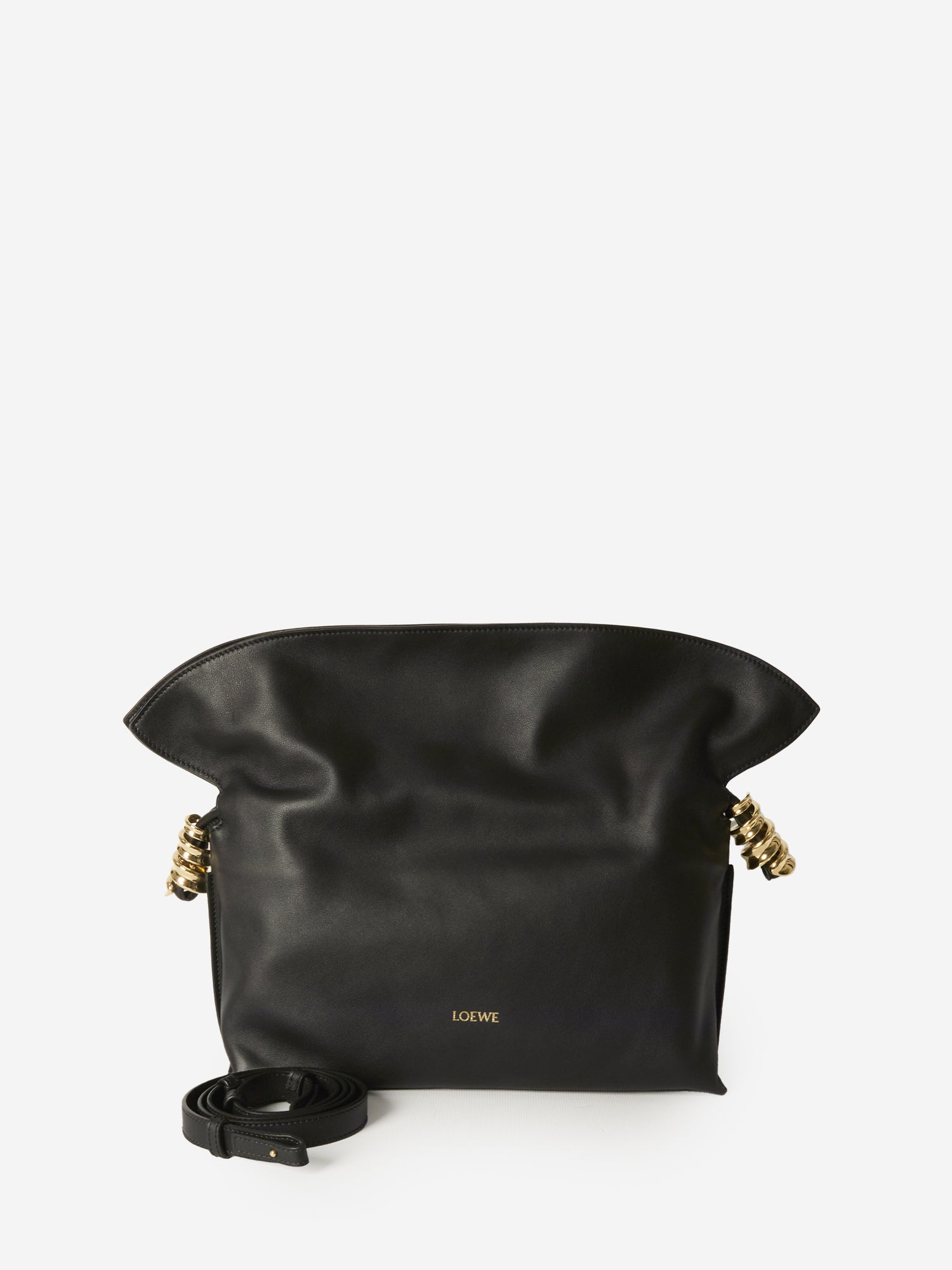 LOEWE OS coil flamenco clutch bag