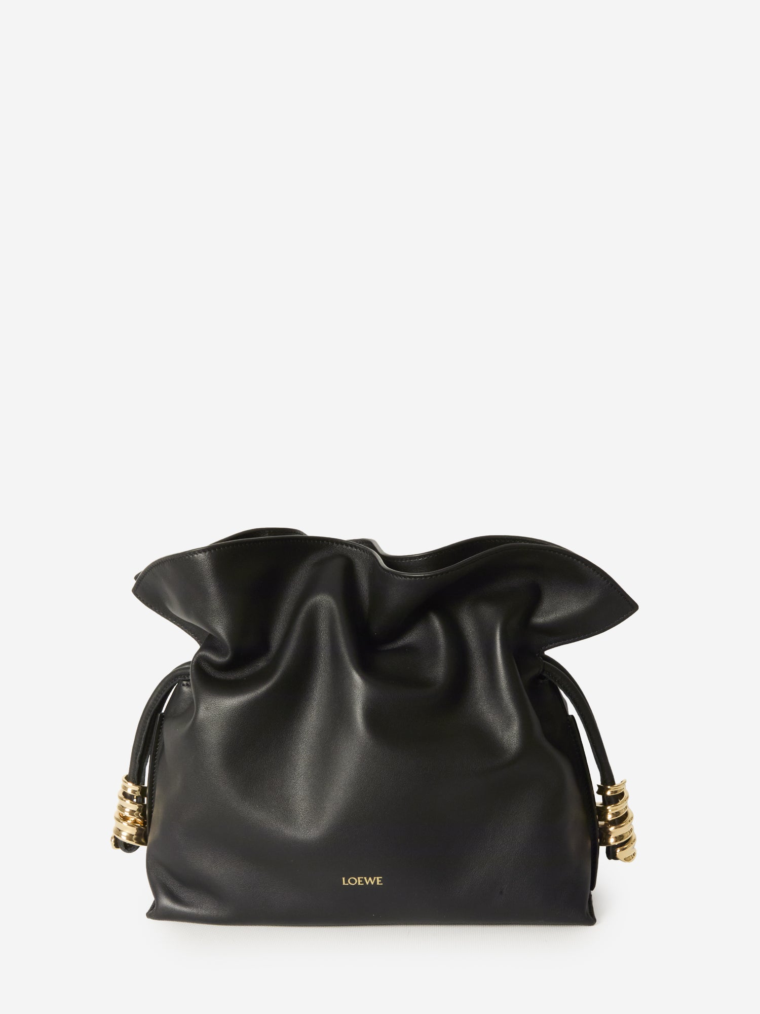 LOEWE OS coil flamenco clutch bag