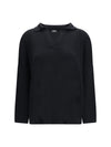 wool polo collar sweater