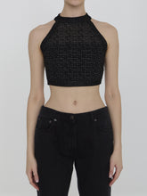 BALMAIN 38 pb labyrinth knit top