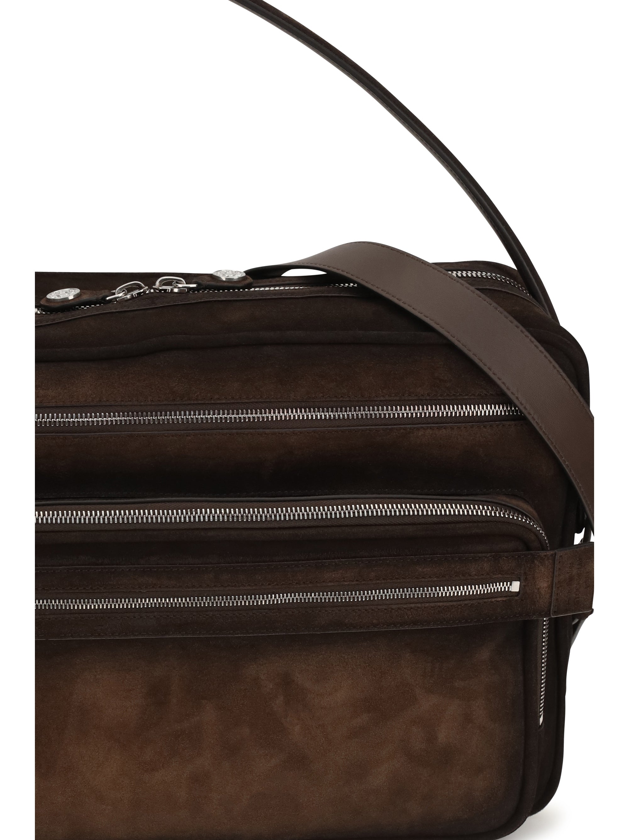 camero camera suede shoulder bag