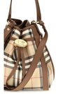 mini check bucket bag