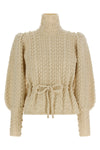 the zimmermann valiant wool bauble knit defines sculptural knitwear through a fu