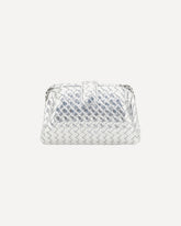 Bottega Veneta Lauren 1980 Clutch Silver