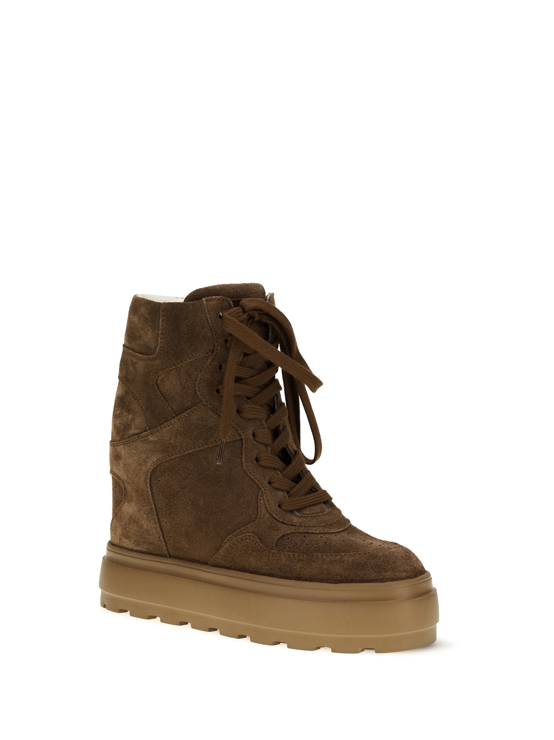 CASADEI 36 lace-up wedge sneakers