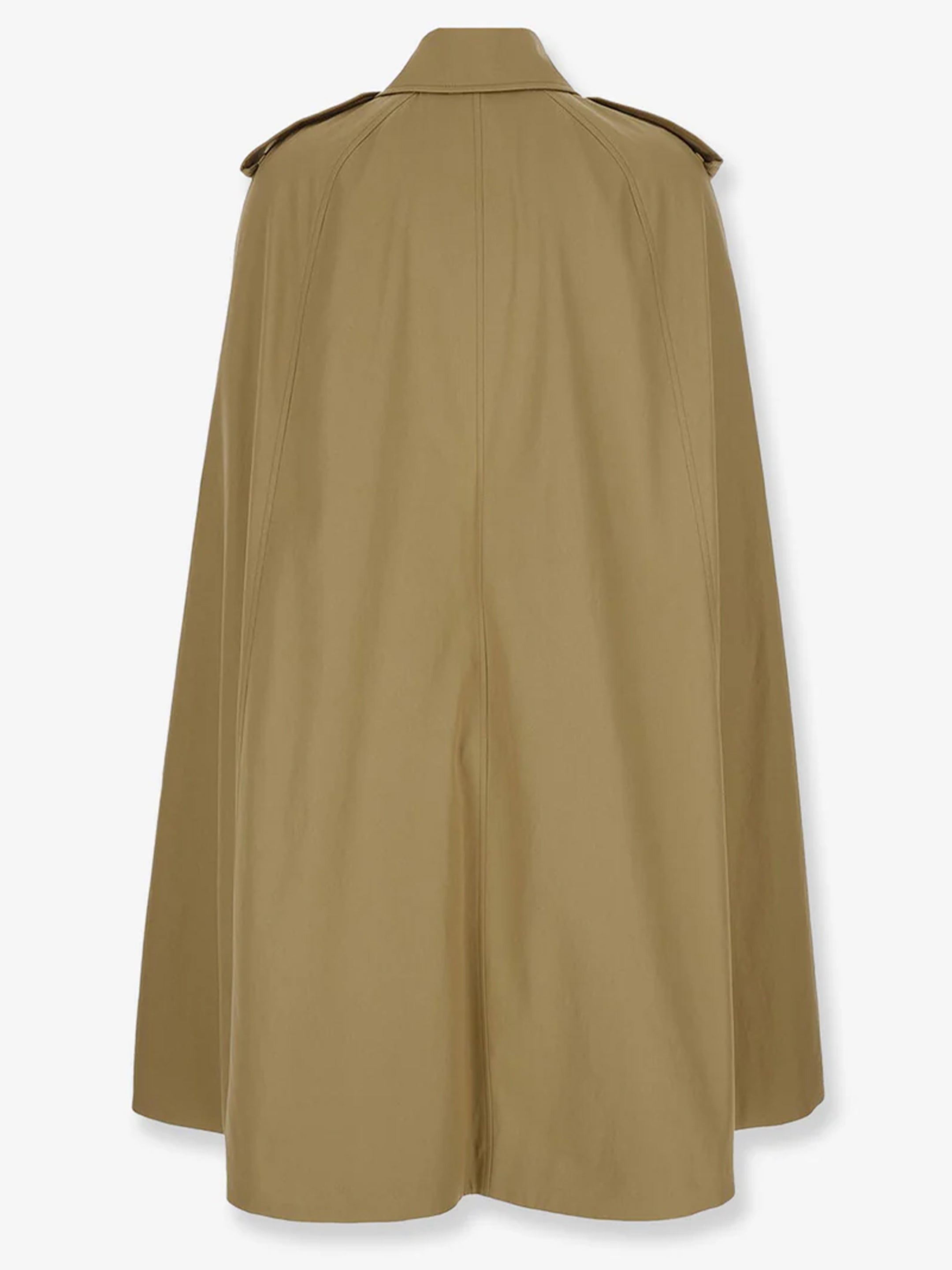 BURBERRY S-M belmont trench cape in gabardine