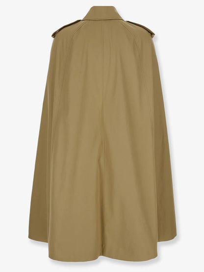 BURBERRY S-M belmont trench cape in gabardine