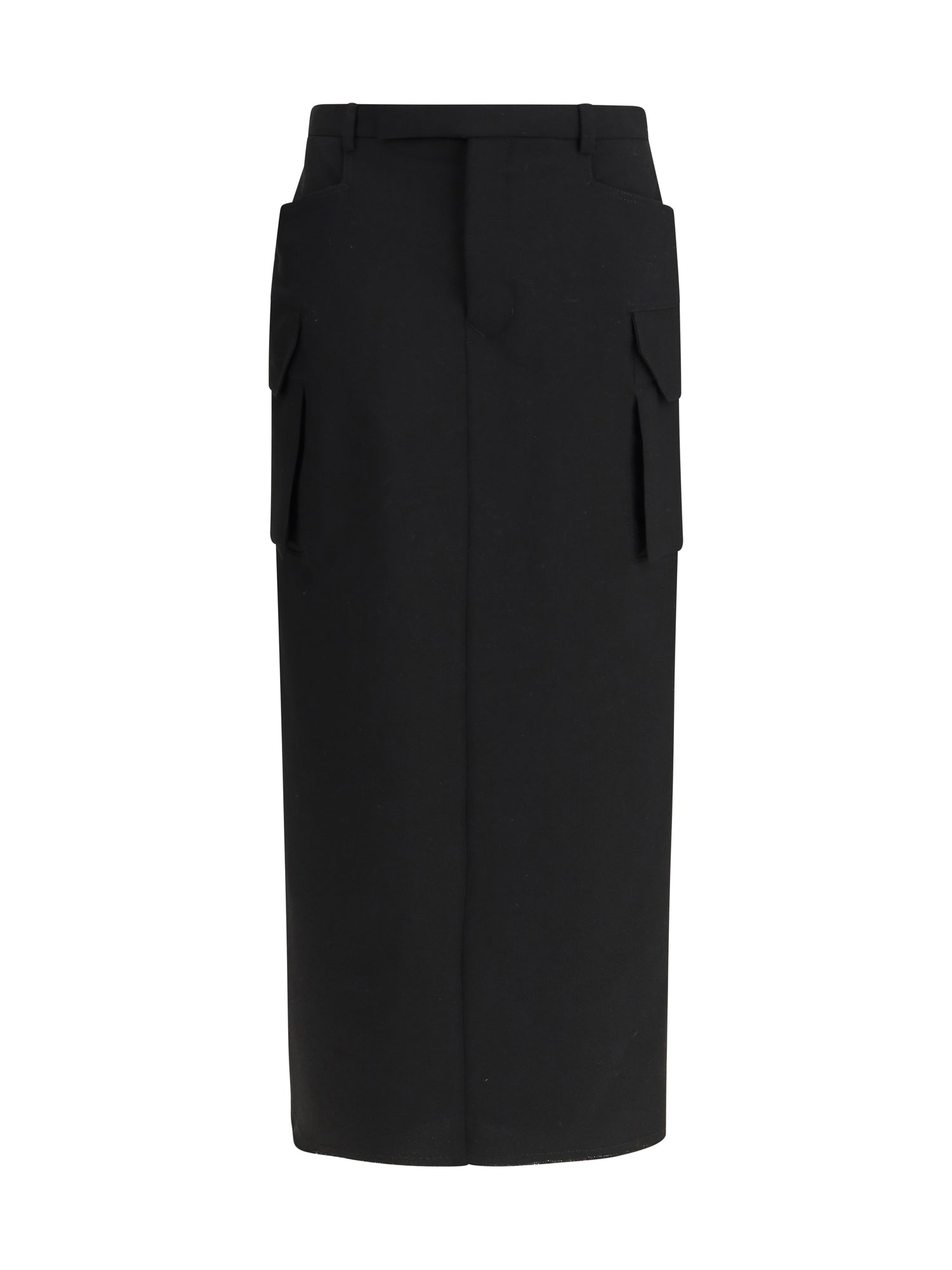 RICK OWENS 40 cargo midi skirt