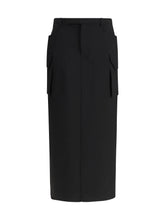 RICK OWENS 40 cargo midi skirt