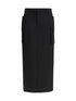 RICK OWENS 40 cargo midi skirt