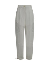 PINKO 38 nacy pants with lace inserts