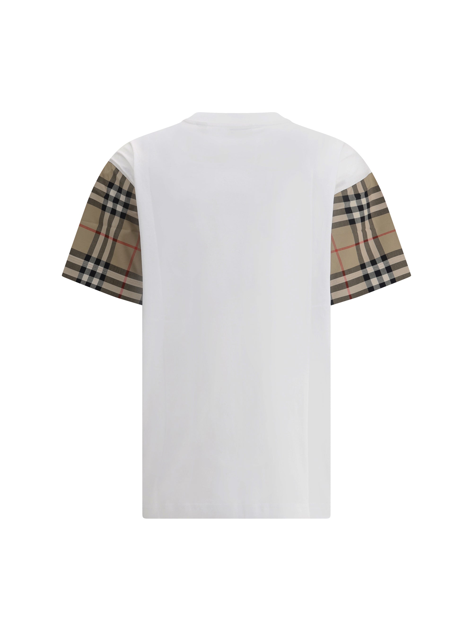 BURBERRY L check archive sleeve t-shirt