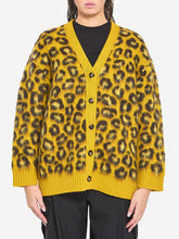 BOTTEGA VENETA M animal pattern cardigan