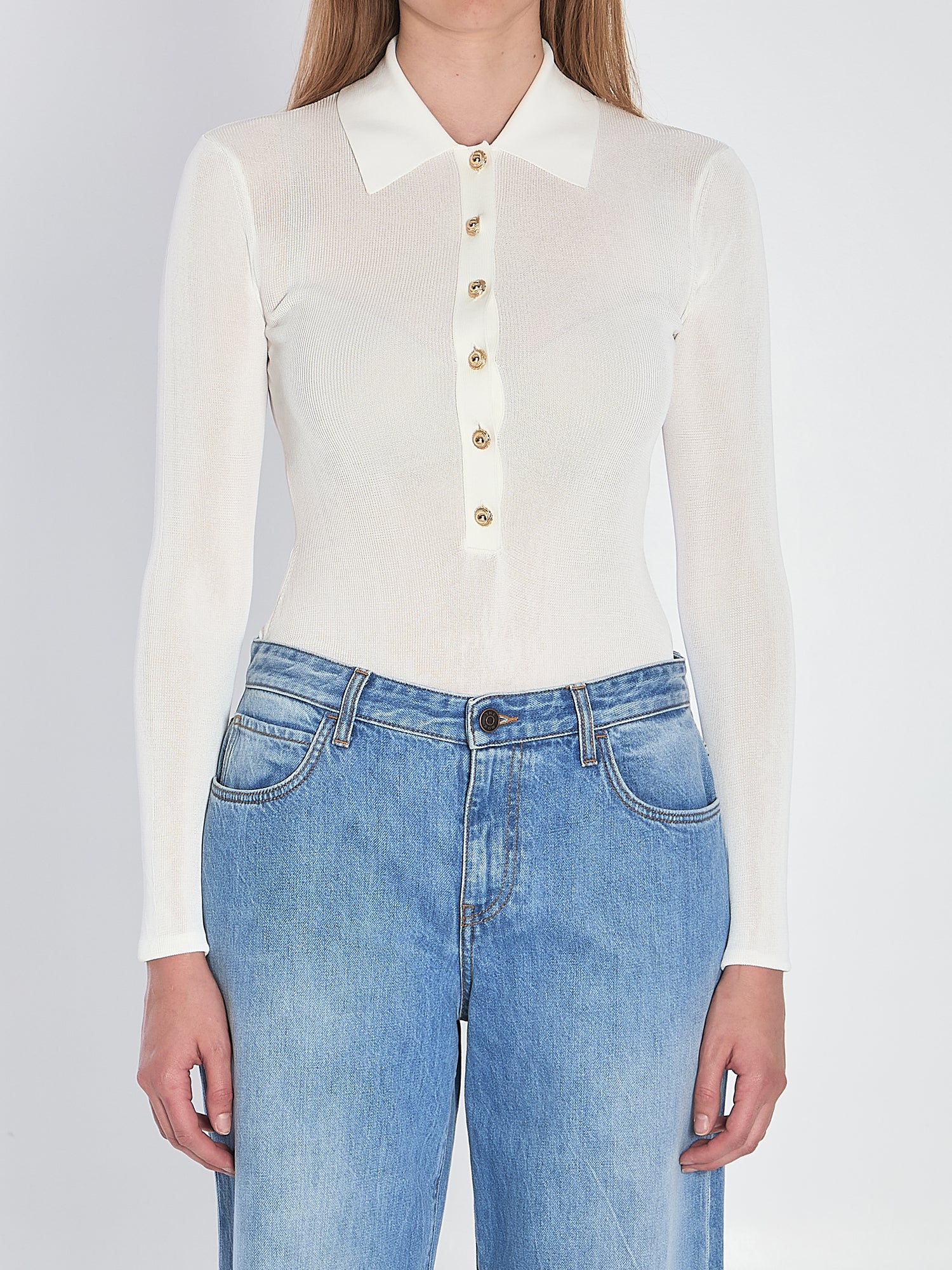 SELF PORTRAIT S knit bodysuit