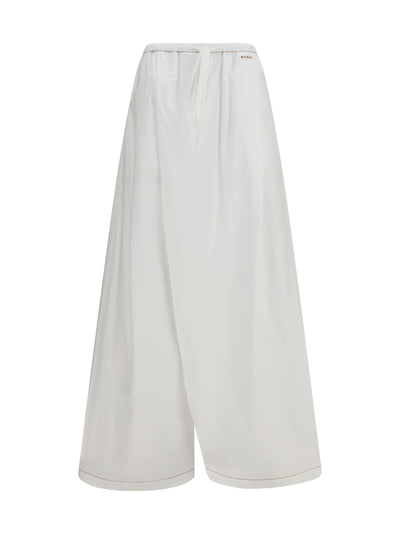 draping wide-leg pants