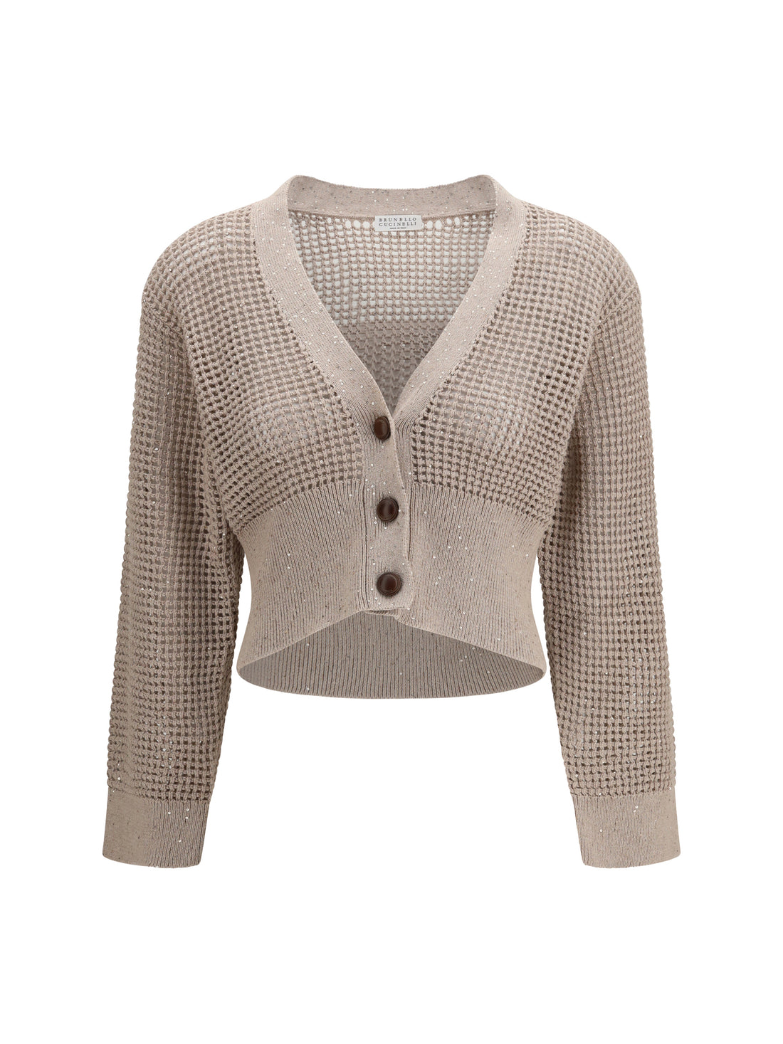 BRUNELLO CUCINELLI S sequined mesh cardigan