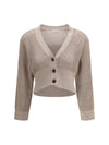 sequined mesh cardigan