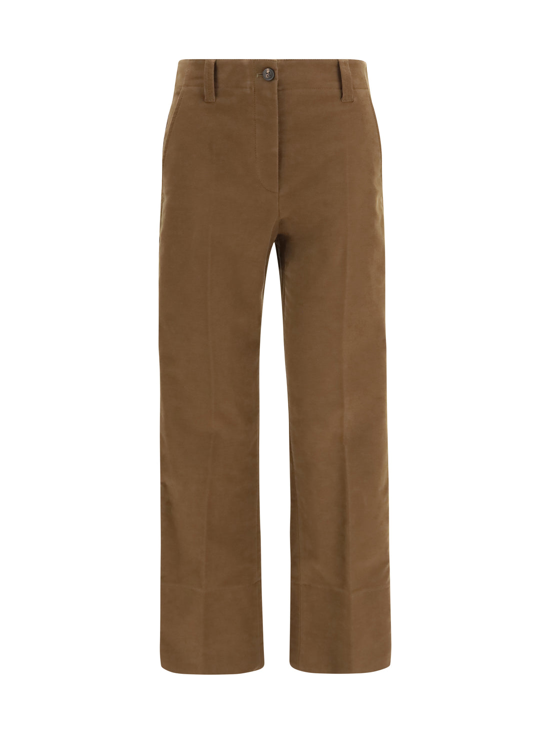 BRUNELLO CUCINELLI 38 stretch cotton cigarette pants