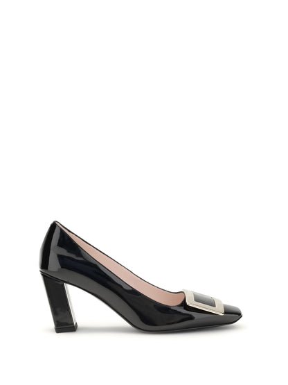 ROGER VIVIER 37.5 patent leather belle vivier pumps