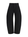 low rise rounded jeans