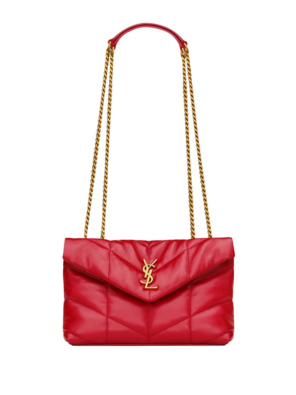 Saint Laurent Loulou Puffer Toy Mini Bag In Nappa