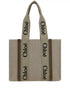 Chloé Woody Linen Tote Bag