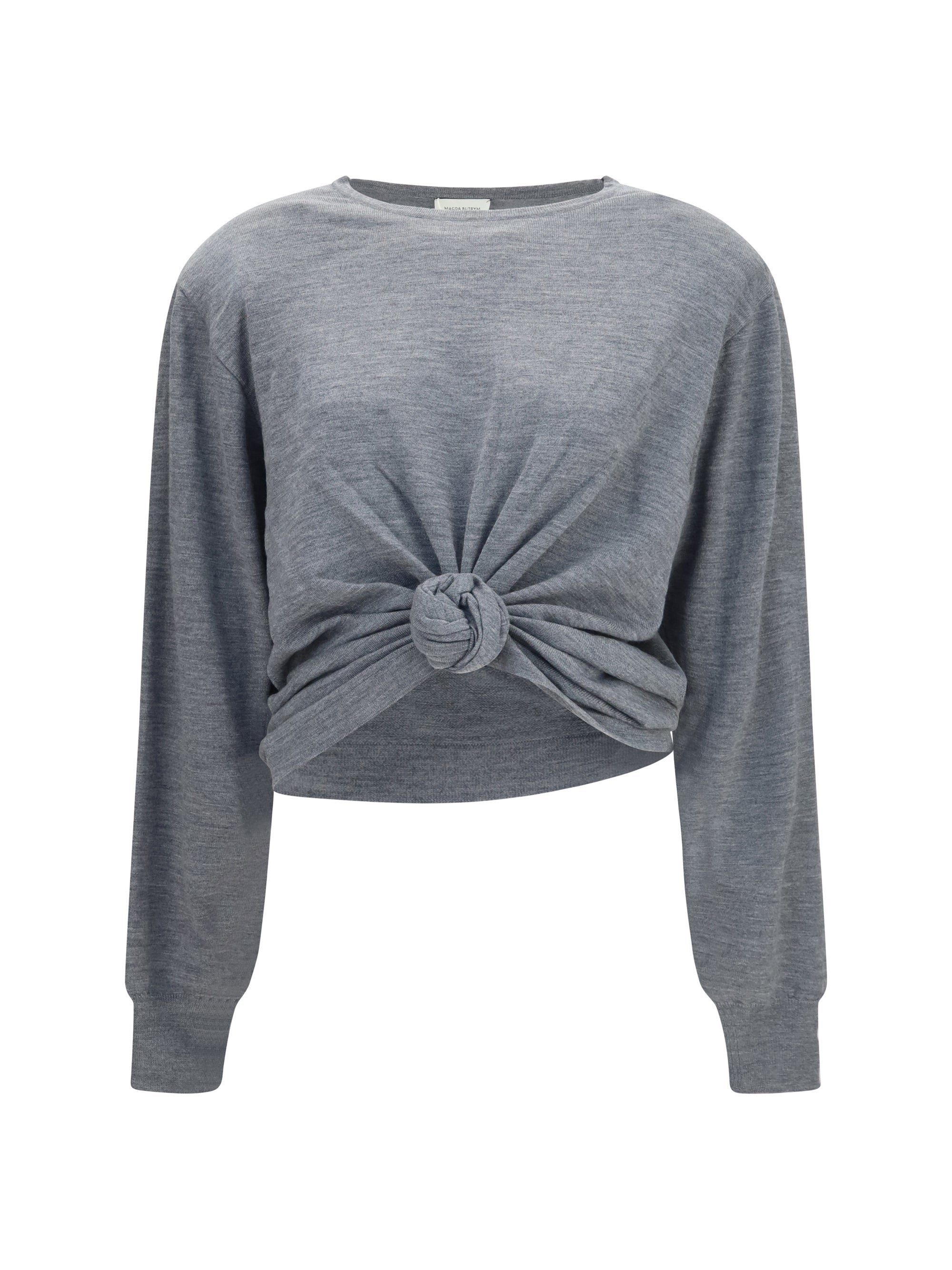 long-sleeve knot t-shirt
