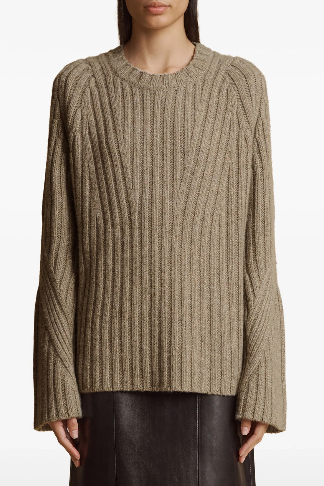 KHAITE M calvin ribbed cashmere sweater