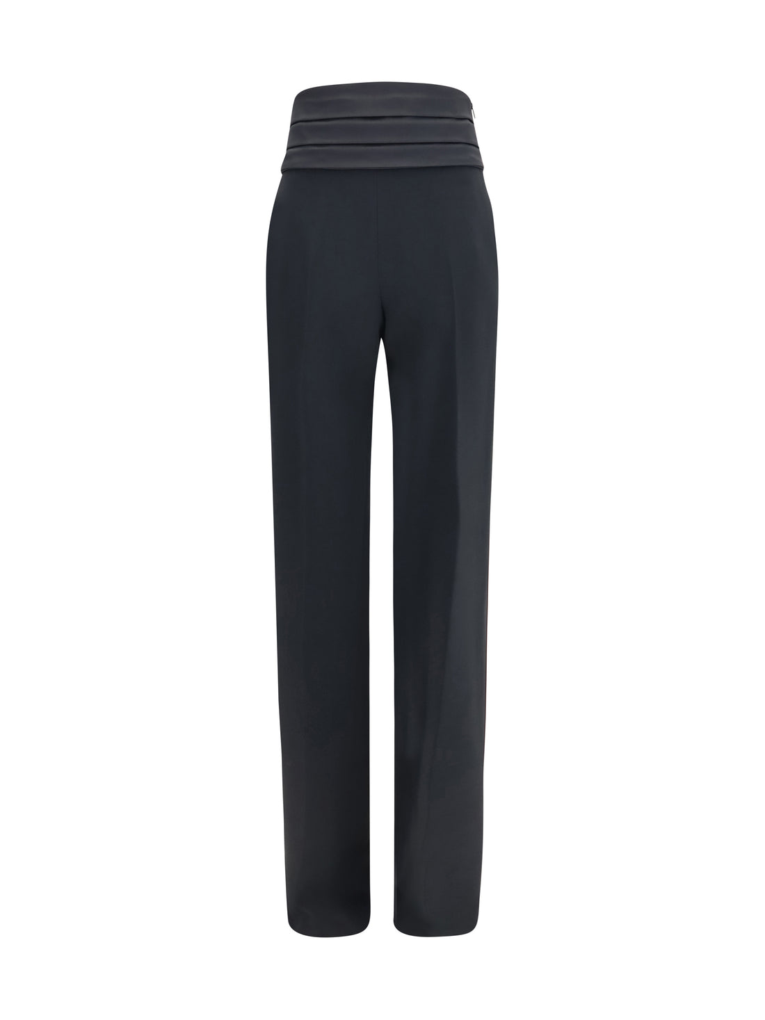 ERMANNO SCERVINO 40 satin high-waisted pants