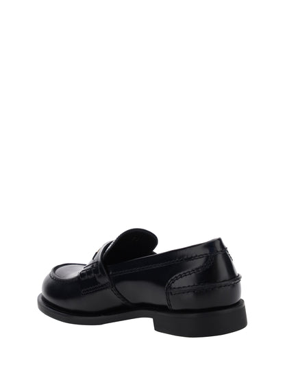 MIU MIU 38.5 penny loafers