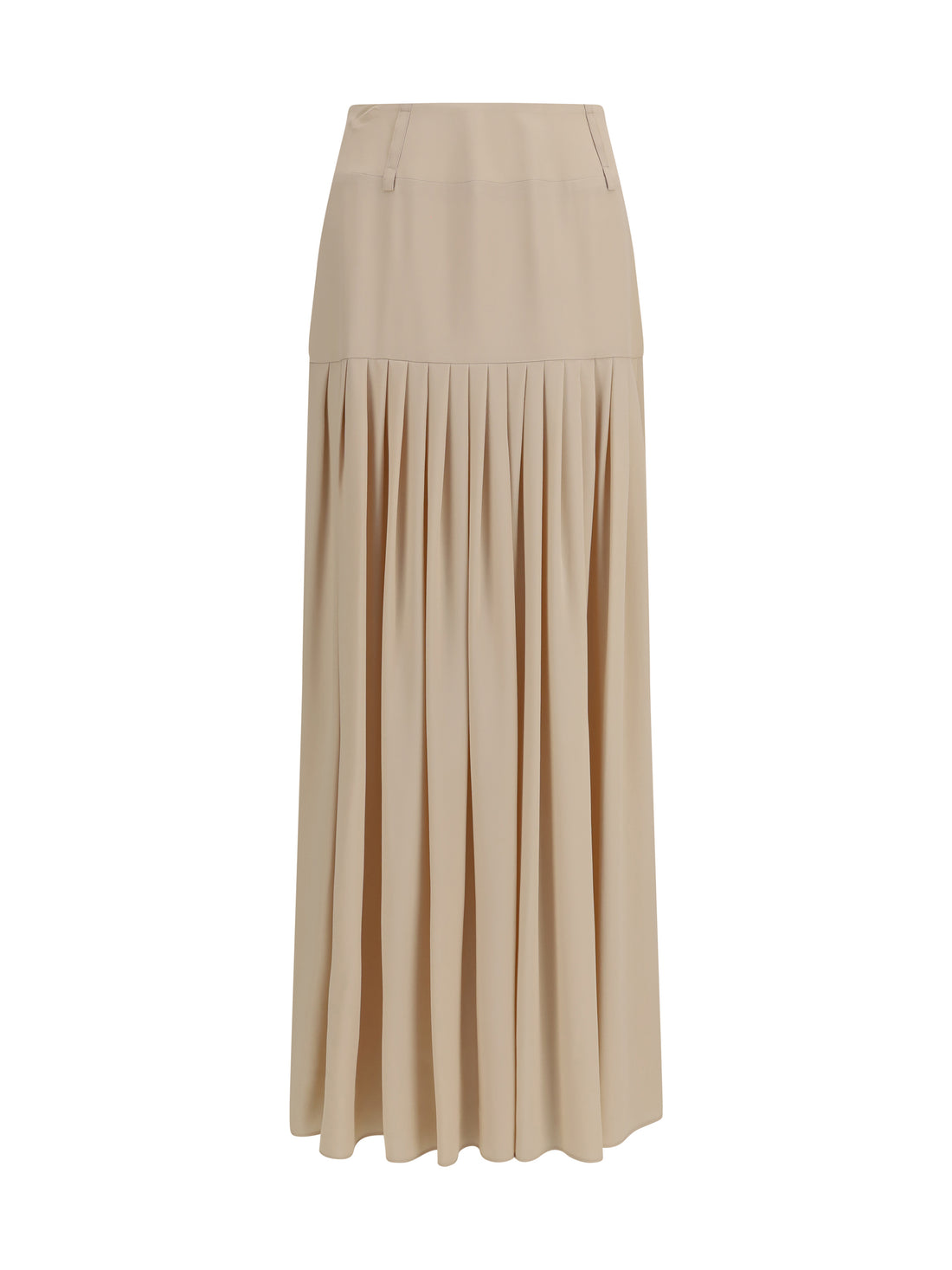 CRIDA MILANO 0 calla long skirt in viscose crêpe