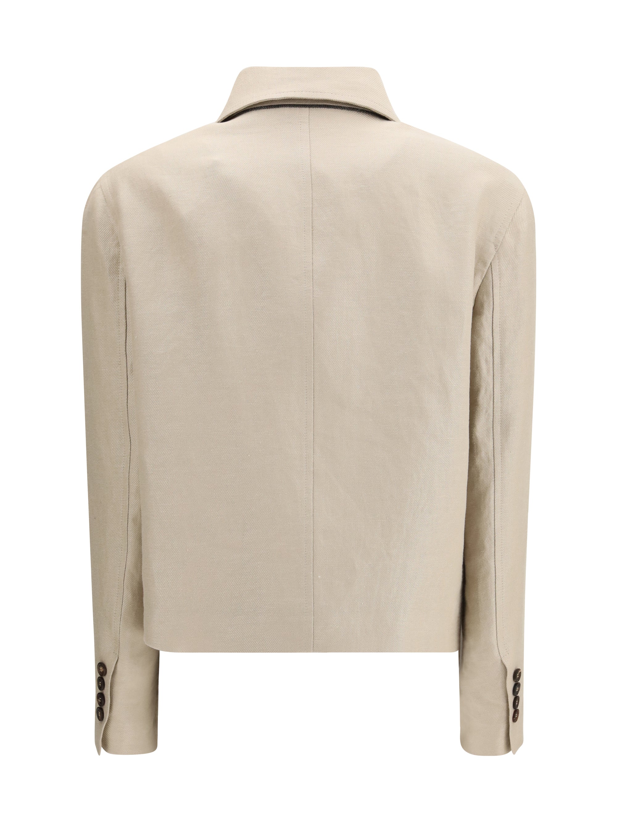 BRUNELLO CUCINELLI 40 linen jacket 