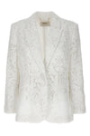 natura lace lace lined blazer