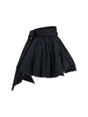 taffeta skirt with side bow