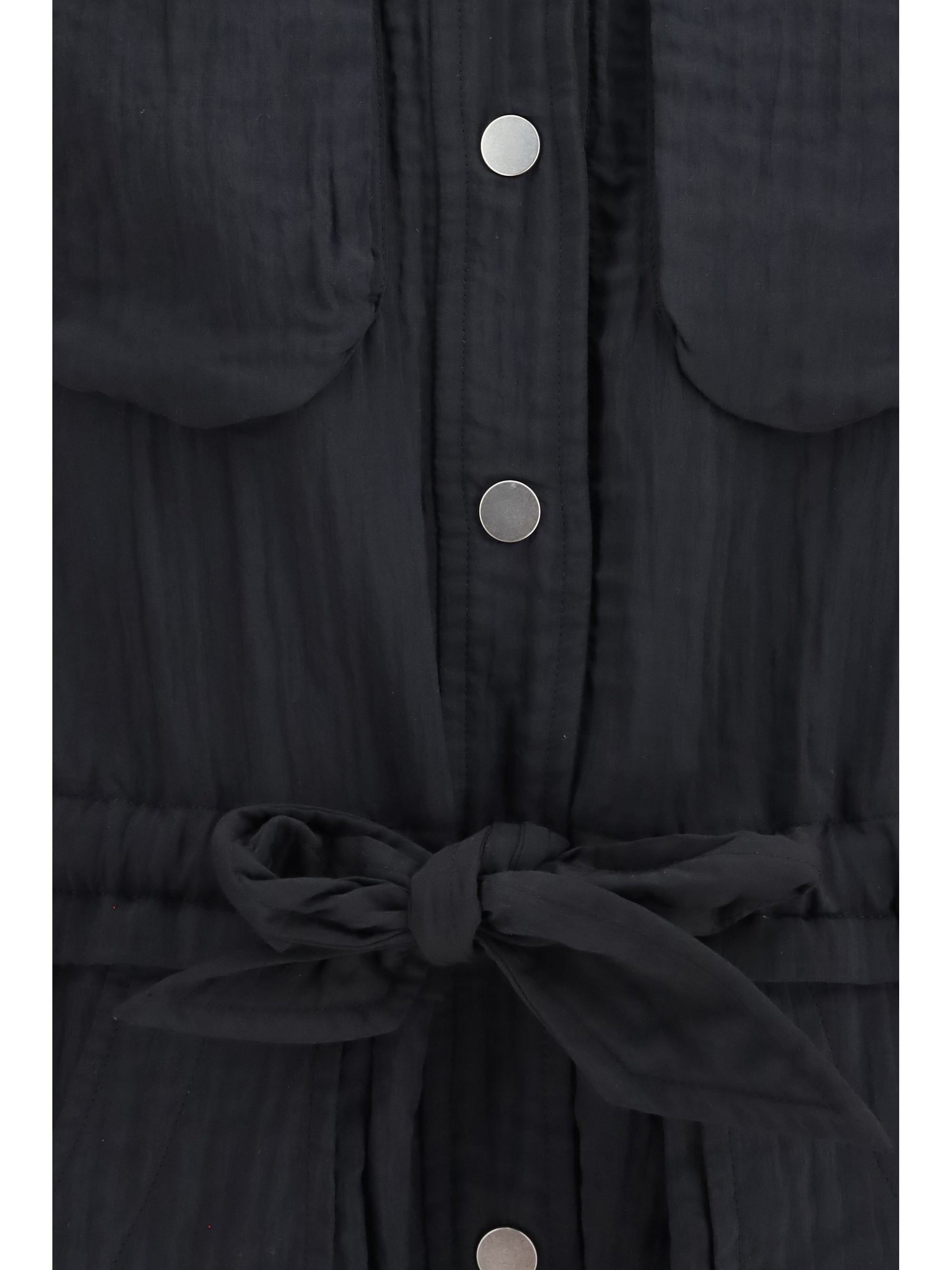short cotton blend jumpsuit