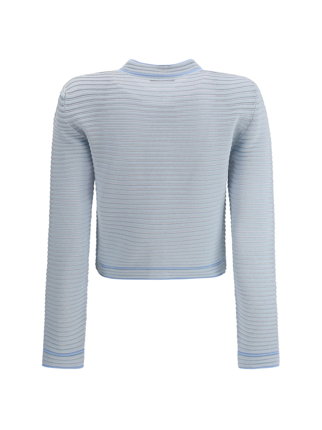 BALMAIN 36 embossed knit cardigan