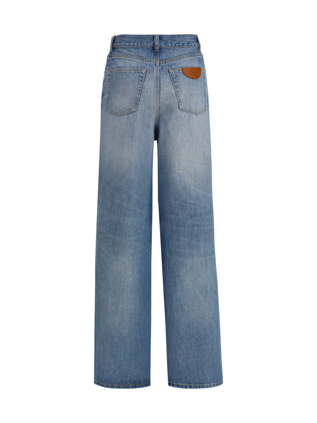 CHLOÉ 26 high-rise wide-leg jeans