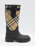 BURBERRY 36 check rainboots 
