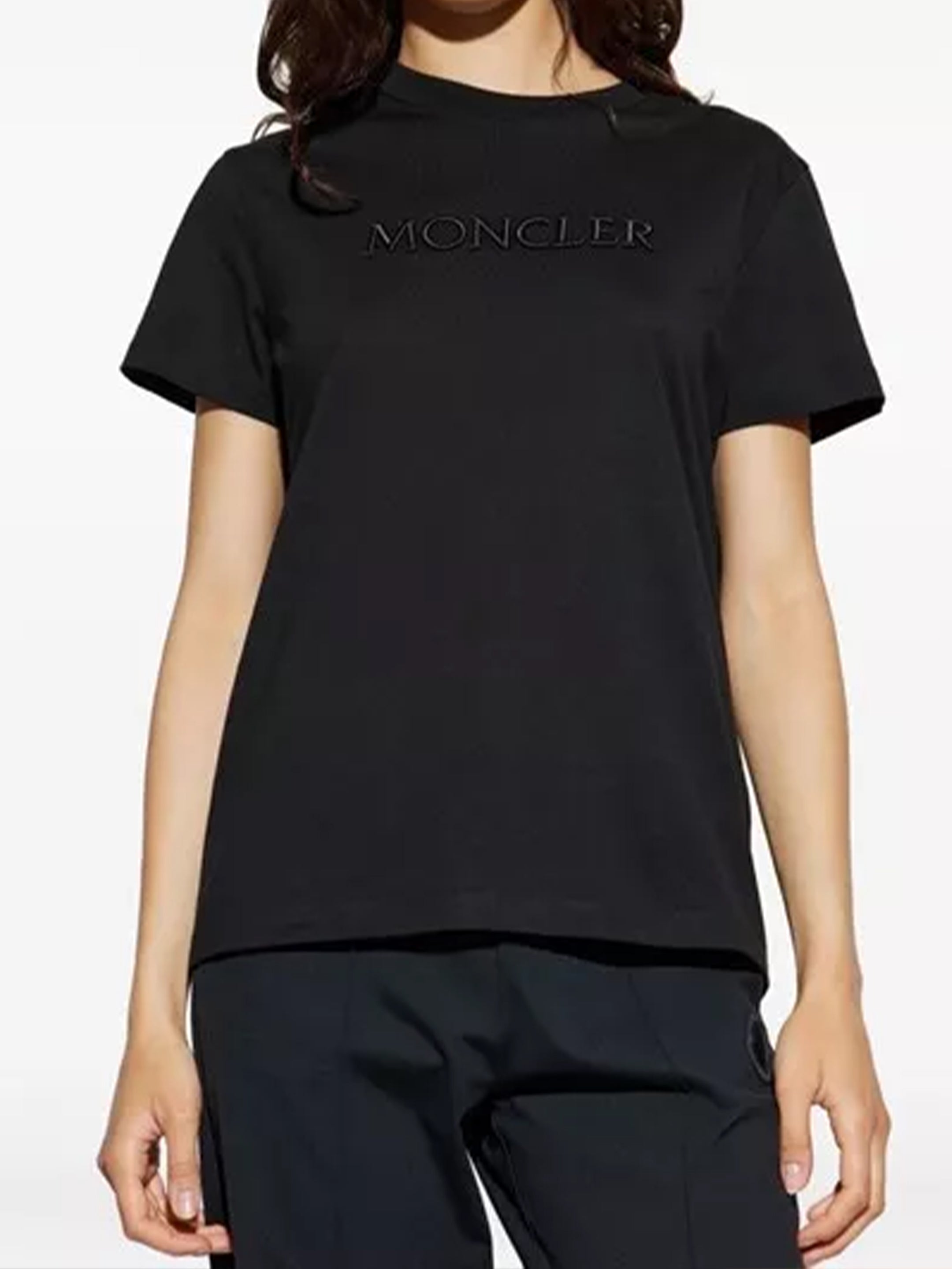 MONCLER M cotton t-shirt with logo